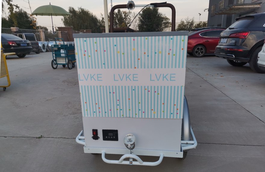 ice cream trike with freezer